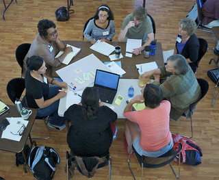 group work, © Eldan Goldenberg and used under a CC BY-NC-SA 2.0 license.